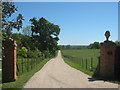 Entrance drive to Lake Farm