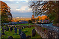 SJ2171 : The view from Halkyn churchyard by David J Smith