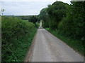 The Roman road towards Buckholt Farm