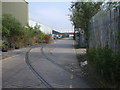 Disused railway lines crossing Curran Rd, Cardiff