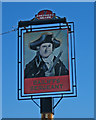 Bailiffs Sergeant pub sign, 30 Jefferstone Lane