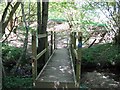 Footbridge on the Vanguard Way