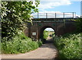 Railway bridge near Great Morton