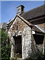 All Saints, Fifehead Neville- church porch