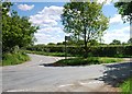 The junction of Long Lane, Butterbank Lane and Crossing Lane.