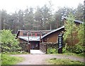 Entrance to Bennachie Visitor Centre