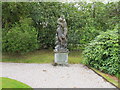 Sculpture in Inveraray Castle formal garden