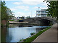 The confluence of the Rochdale Canal and the Rochdale Branch Canal