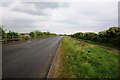 The A178 road south of Seaton Carew