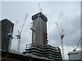 View of the Shard from London Bridge Station