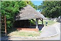 Thatched cover over Clanfield Well