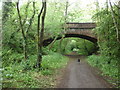 Road bridge, over the former Tiverton branch