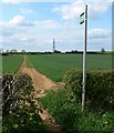 Public footpath north of Mary Lane