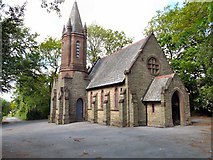 SJ9594 : Hyde Cemetery Chapel by Gerald England