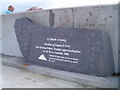 V4364 : Plaque on Ballinskelligs pier by Richard Smith