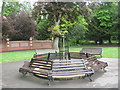 NZ4932 : Seating in Ward Jackson Park Hartlepool by peter robinson