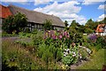 Thatched cottage and garden in East Hagbourne