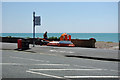 Hovercraft on promenade