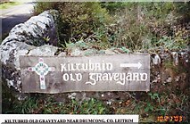 H0108 : Kiltubrid Old Graveyard Entrance Sign by Jim TeVogt
