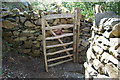 Rustic gate at Dinas Oleu