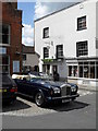 Classic car in Petworth Market Square