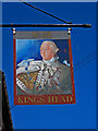 The former Kings Head pub sign, 28 High Street