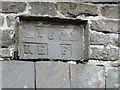 Date stone above door of outbuilding, Close House