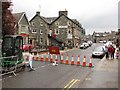 Road closed, Aberfeldy