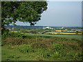 Distant view of Warwick University from Burton Green