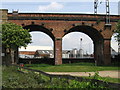 Wakefield - viaduct arches to south of Thornes Lane