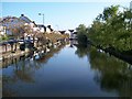 View north along the Newry Canal from Margaret Street Bridge