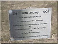 Commemorative Plaque for Roachburn Pit Disaster