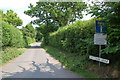 Gatcombe Lane near Etloe