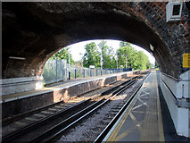 TQ2162 : Ewell West Station, Ewell, Surrey by Christine Matthews