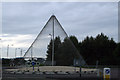 Yspitty roundabout on the A484