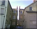 Disused flats, Greenfield Road, Colwyn Bay.