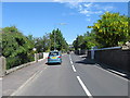 The main road heading in to Newport on Tay town centre