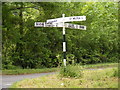 Roadsign on the B1108 Watton Road