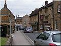 Street scene outside Sherborne Abbey