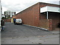 Side elevation to former Budgens store, Station Road, Kenilworth