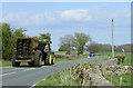 2010 : A39 with a farm vehicle approaching Farrington Gurney