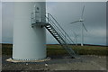 SN9197 : Base of a wind turbine, Carno by Philip Halling