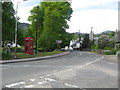 Minor road joins the A924 as it heads through Moulin