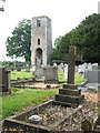 TG1406 : The ruined tower of St Mary's church, Great Melton by Evelyn Simak