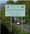 Nanpantan Road descends towards Loughborough