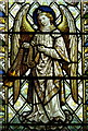 TL9442 : Stained glass window, Edwardstone Church by Andrew Hill