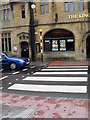 SU1429 : Zebra crossing from Town Path to The King's Head Inn by Basher Eyre