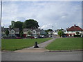 Path across roundabout