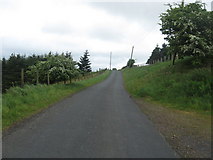 NT0535 : Road heading towards Crosscryne by James Denham
