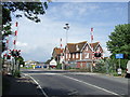 Level crossing at Ford station